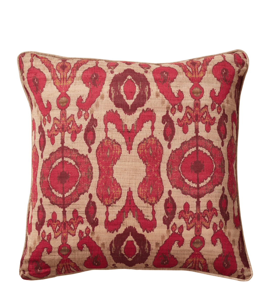 75 Paisley on Brown LINEN Cotton Cushion Cover.Various sizes 